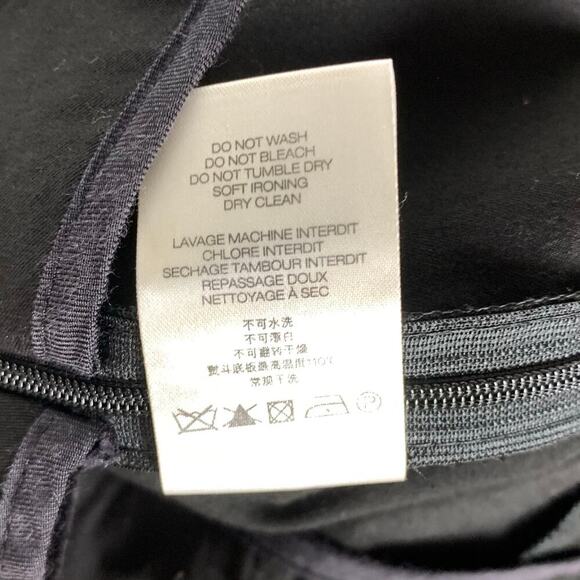 IRO Black Fholan Ruffled  Mid Rise Slim Pants- Size 36 (FR) 4 (US) - Picture 7 of 8